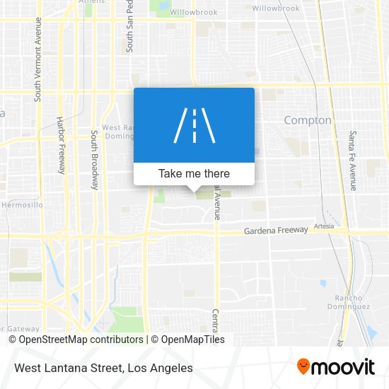 West Lantana Street map