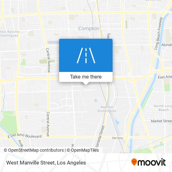 West Manville Street map