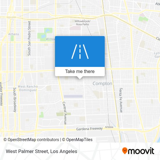 West Palmer Street map