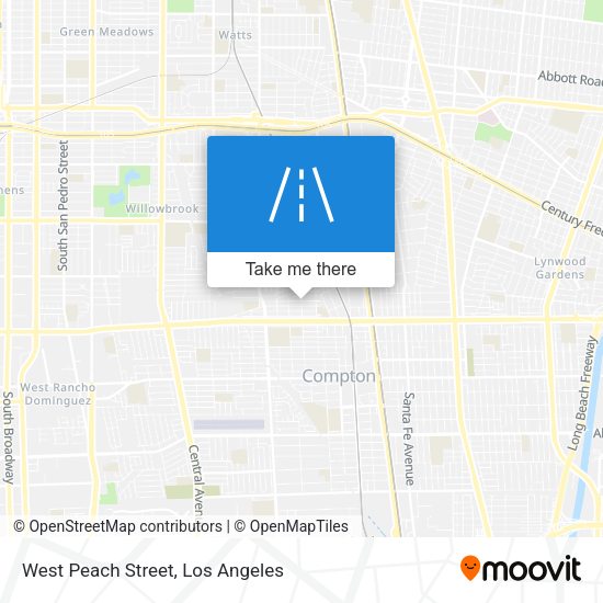 Mapa de West Peach Street
