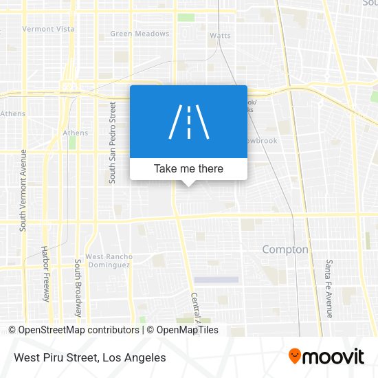 West Piru Street map