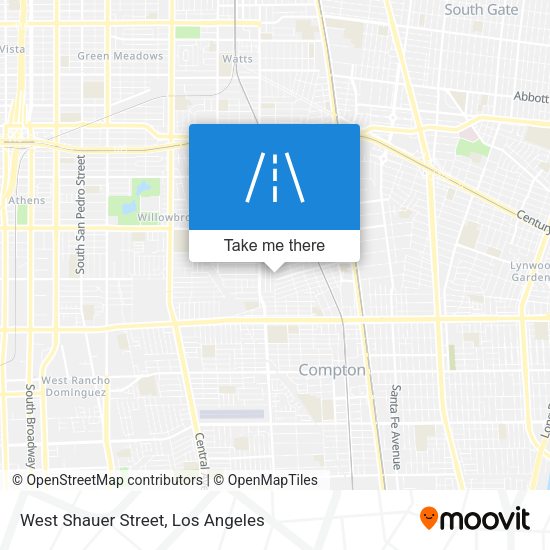 West Shauer Street map