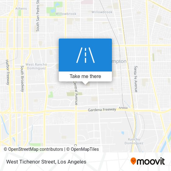 West Tichenor Street map