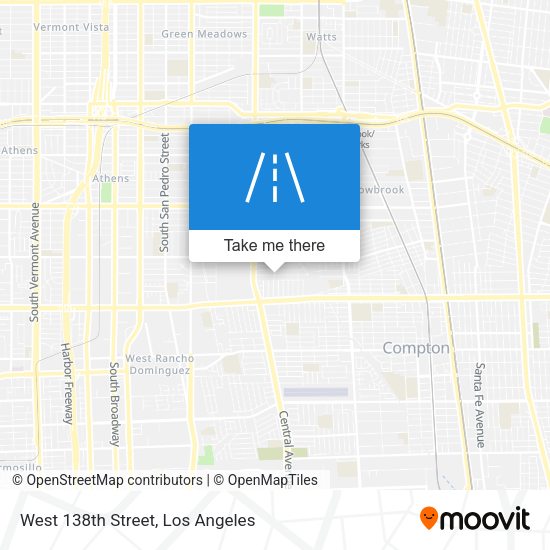 West 138th Street map