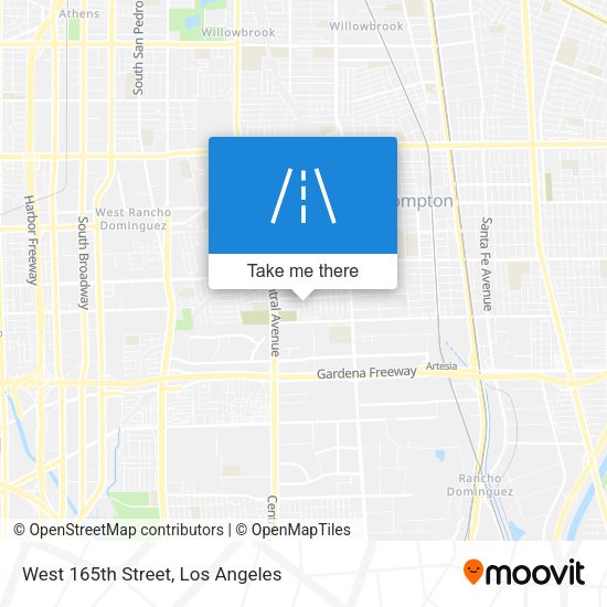 Mapa de West 165th Street