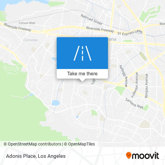 Mapa de Adonis Place
