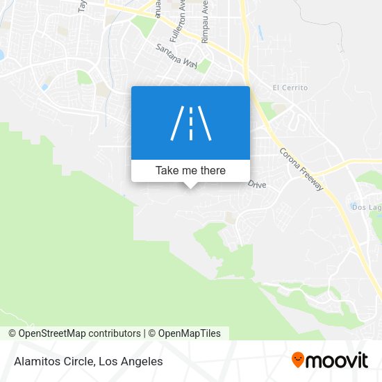 Alamitos Circle map