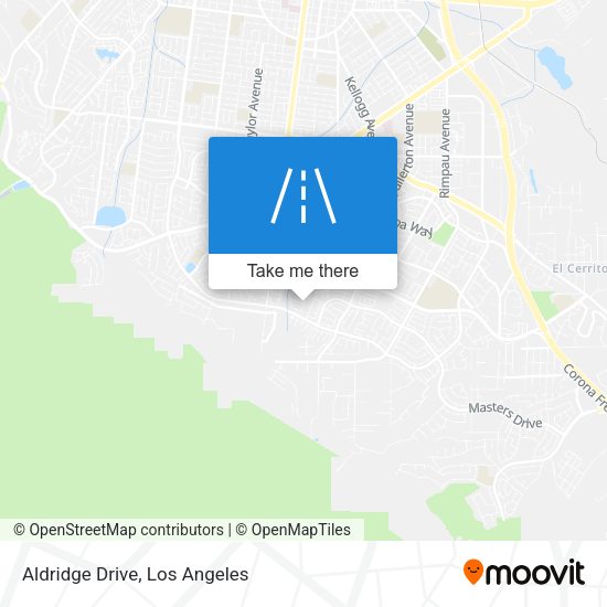 Mapa de Aldridge Drive
