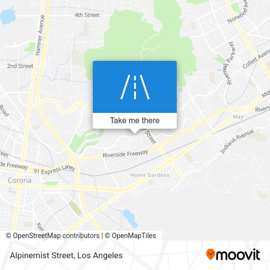 Alpinemist Street map