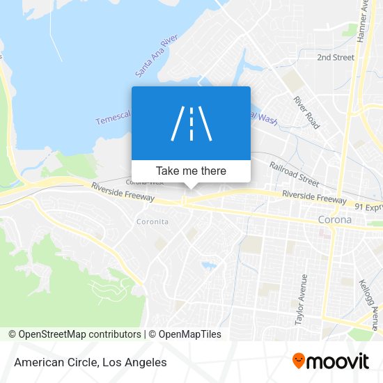 Mapa de American Circle