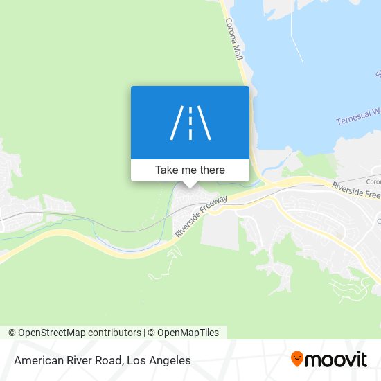 American River Road map