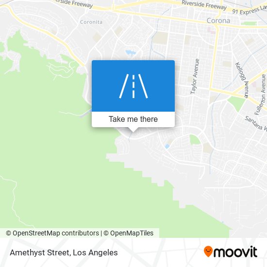 Mapa de Amethyst Street