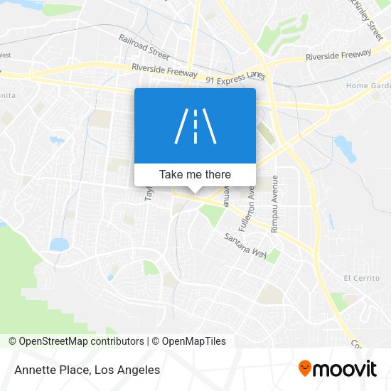 Mapa de Annette Place