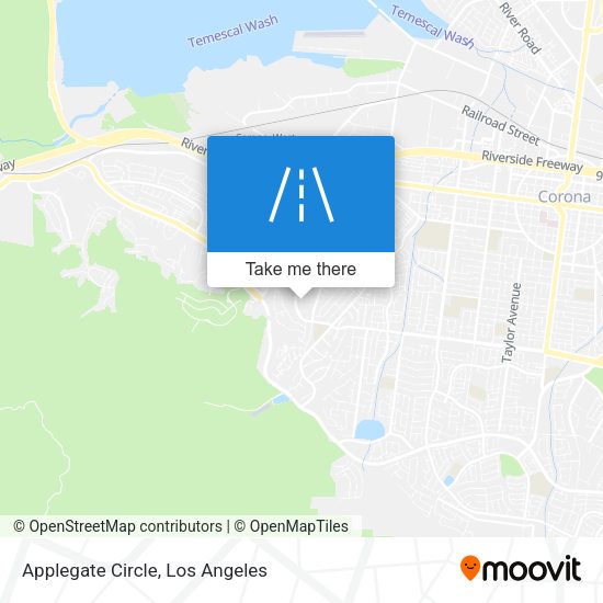 Applegate Circle map