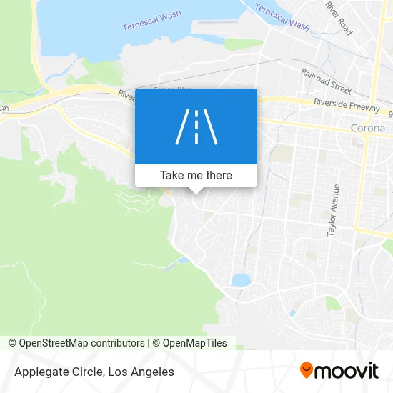 Applegate Circle map