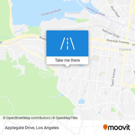 Applegate Drive map