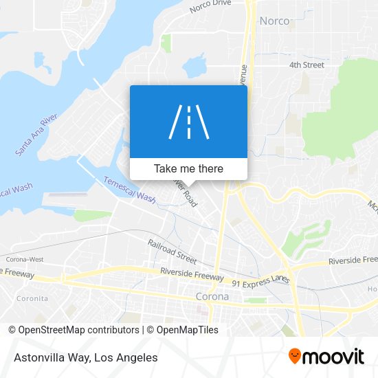 Mapa de Astonvilla Way