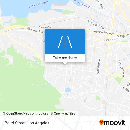 Mapa de Baird Street