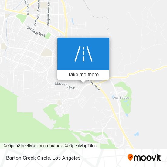 Mapa de Barton Creek Circle