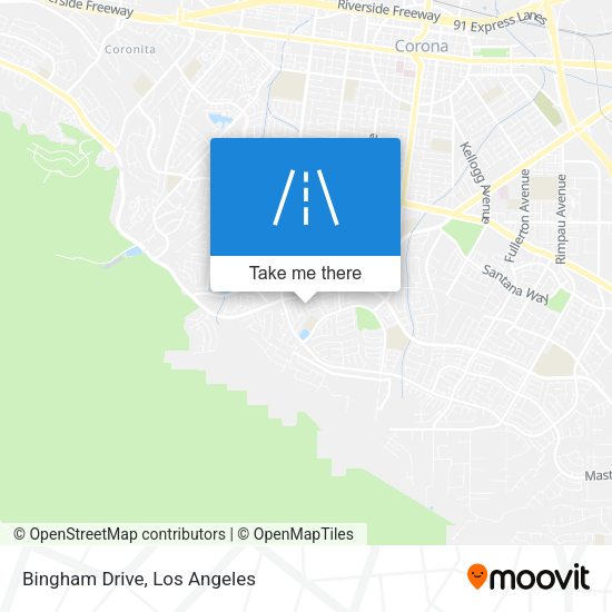 Mapa de Bingham Drive