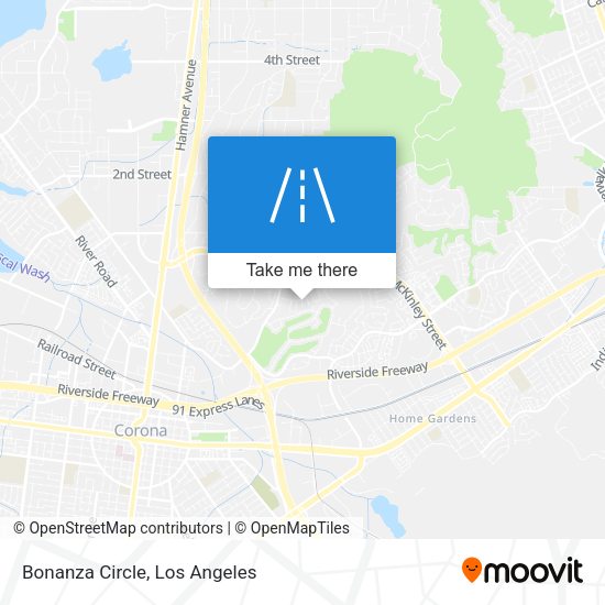 Mapa de Bonanza Circle
