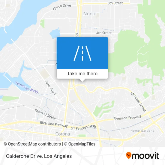 Calderone Drive map