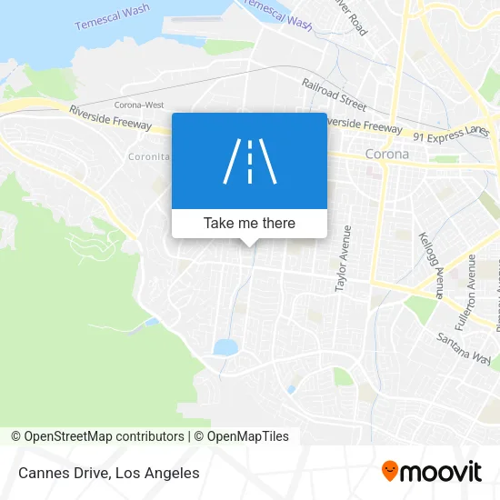 Mapa de Cannes Drive
