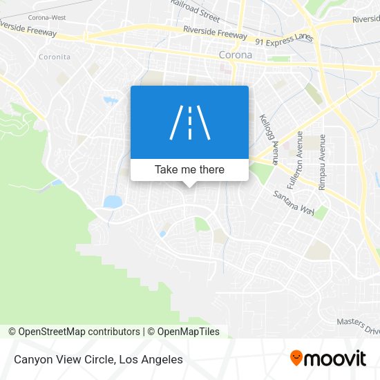 Mapa de Canyon View Circle