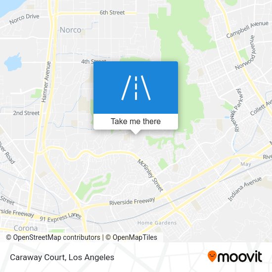 Mapa de Caraway Court