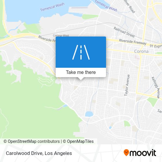 Mapa de Carolwood Drive