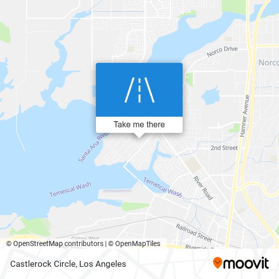 Castlerock Circle map