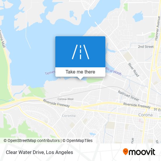 Clear Water Drive map