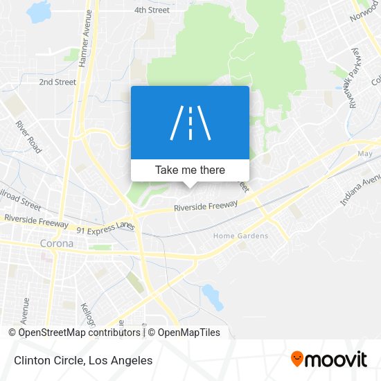 Mapa de Clinton Circle