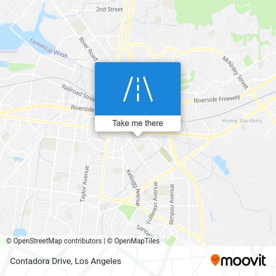 Contadora Drive map