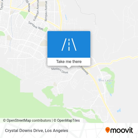 Mapa de Crystal Downs Drive