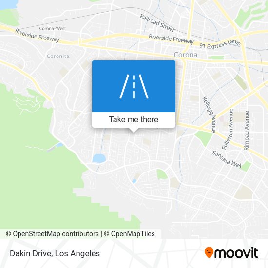 Mapa de Dakin Drive