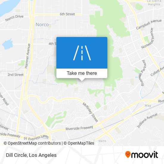 Mapa de Dill Circle