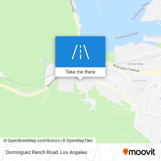 Dominguez Ranch Road map