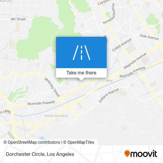 Mapa de Dorchester Circle