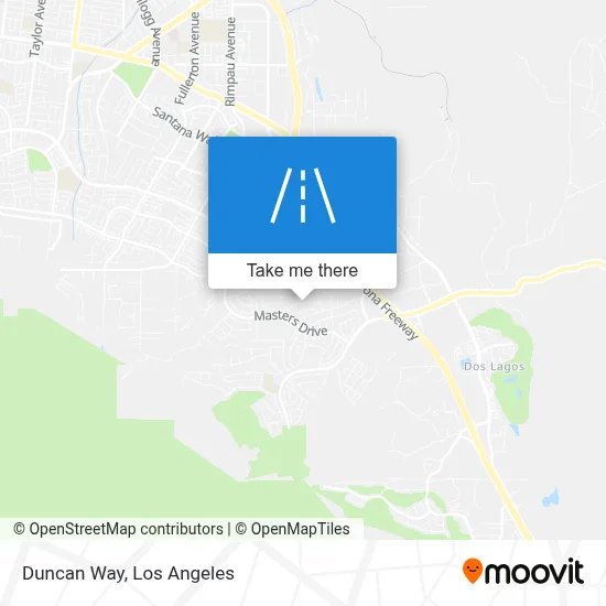 Duncan Way map
