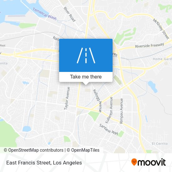Mapa de East Francis Street