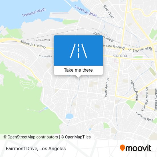 Mapa de Fairmont Drive