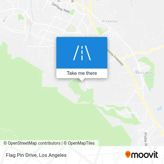 Flag Pin Drive map