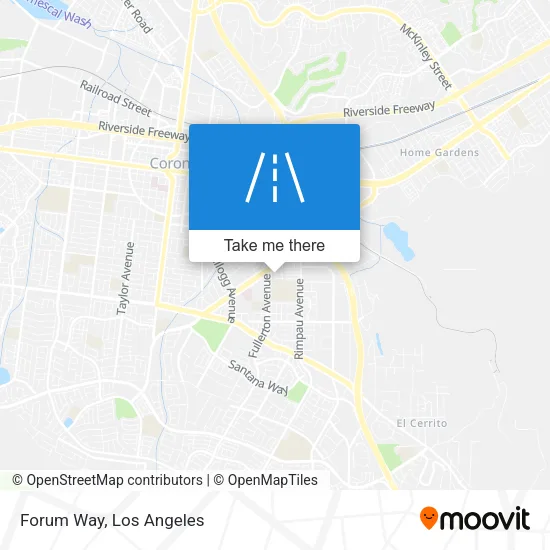 Forum Way map