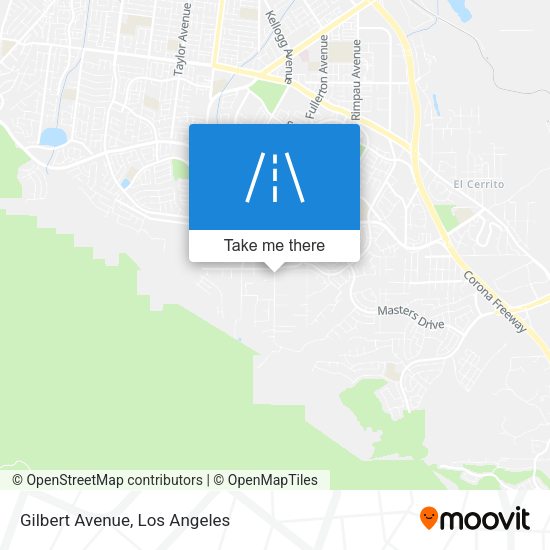 Gilbert Avenue map