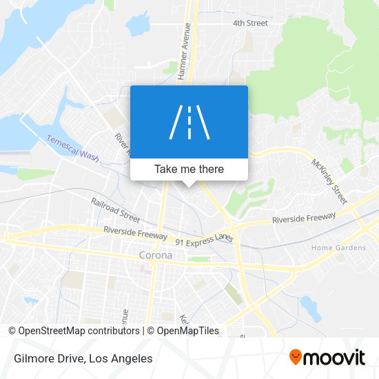 Mapa de Gilmore Drive