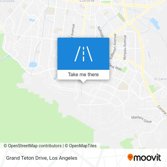 Mapa de Grand Teton Drive