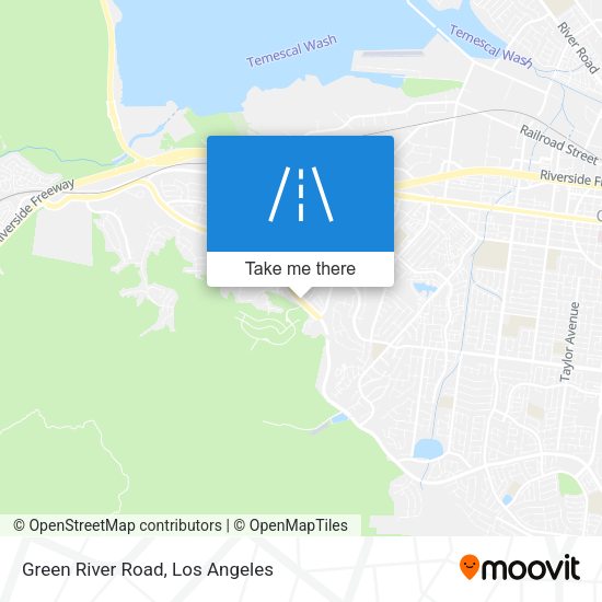 Green River Road map