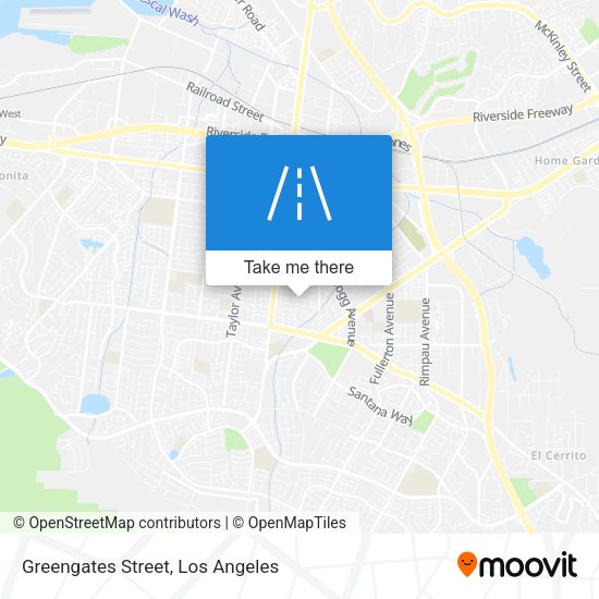 Greengates Street map
