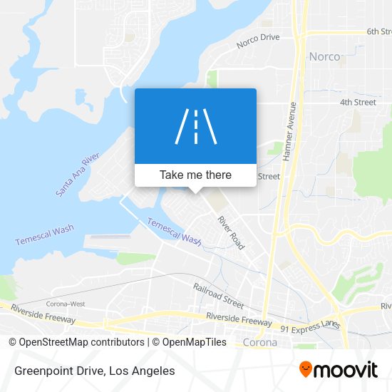 Mapa de Greenpoint Drive